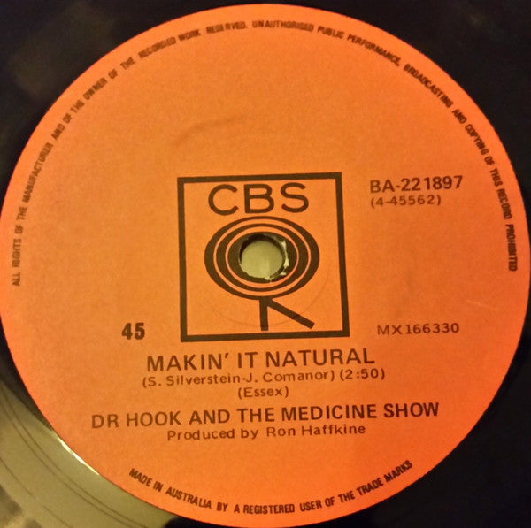 Dr. Hook And The Medicine Show* : Sylvia's Mother / Makin' It Natural (7", Single)