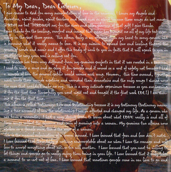 India.Arie : Testimony: Vol. 1, Life & Relationship (CD, Album)