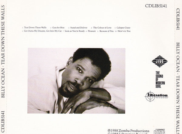Billy Ocean : Tear Down These Walls (CD, Album)