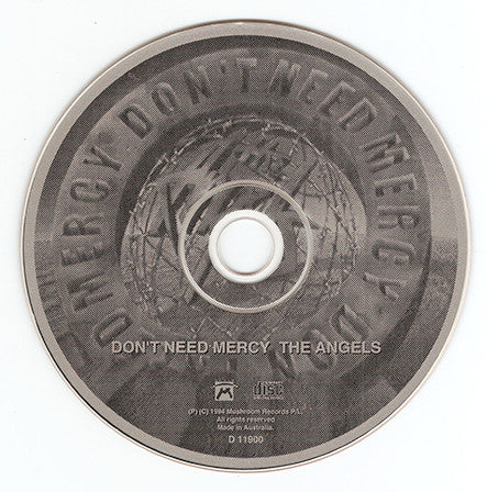 The Angels : Don't Need Mercy (CD, Single)