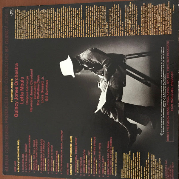 Quincy Jones : Roots: The Saga Of An American Family (LP, Album)