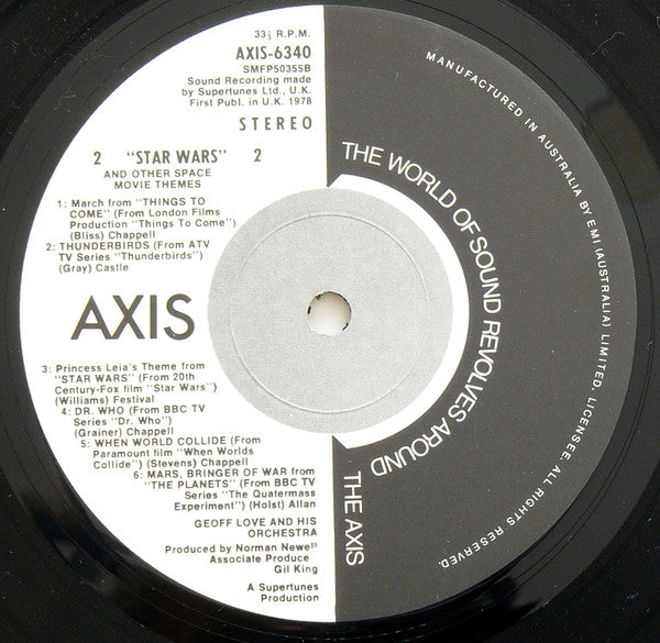 Geoff Love And His Orchestra* : Star Wars And Other Space Themes (LP, Album)