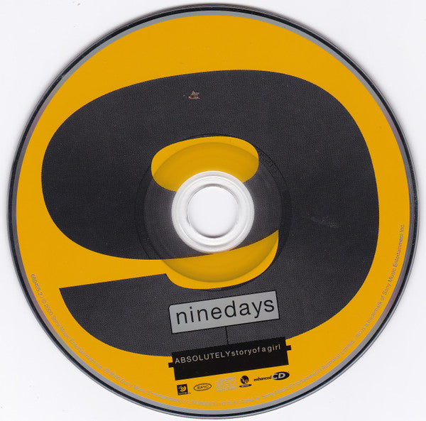 Nine Days : Absolutely (Story Of A Girl) (CD, Single, Enh)