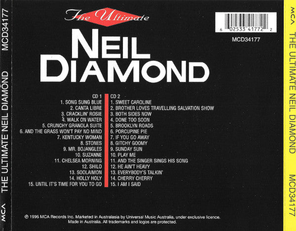 Neil Diamond : The Ultimate (2xCD, Comp)