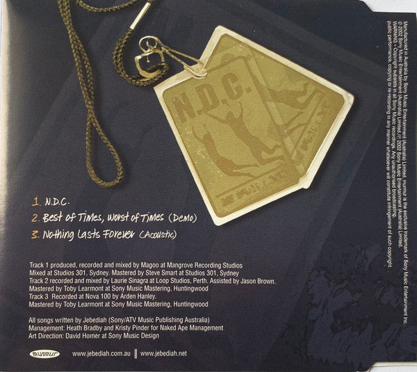 Jebediah : N.D.C. (CD, Maxi)