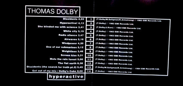 Thomas Dolby : Hyperactive (CD, Comp)