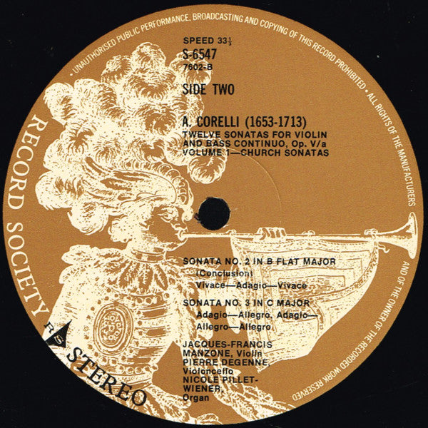 Arcangelo Corelli : The Twelve Sonatas For Violin And Bass Continuo (3xLP, Album, Club + Box)