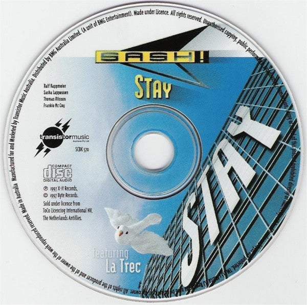 Sash! Featuring La Trec : Stay (CD, Maxi)