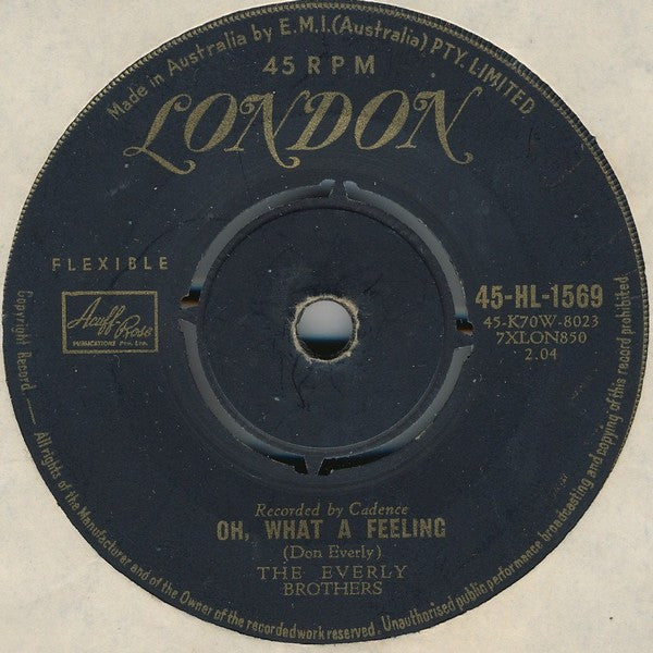 Everly Brothers : ('Til) I Kissed You (7", Single)