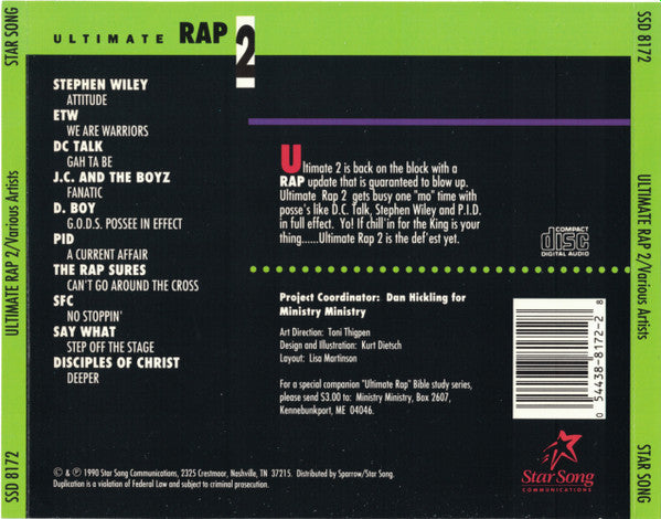 Various : Ultimate Rap 2 (CD, Comp)