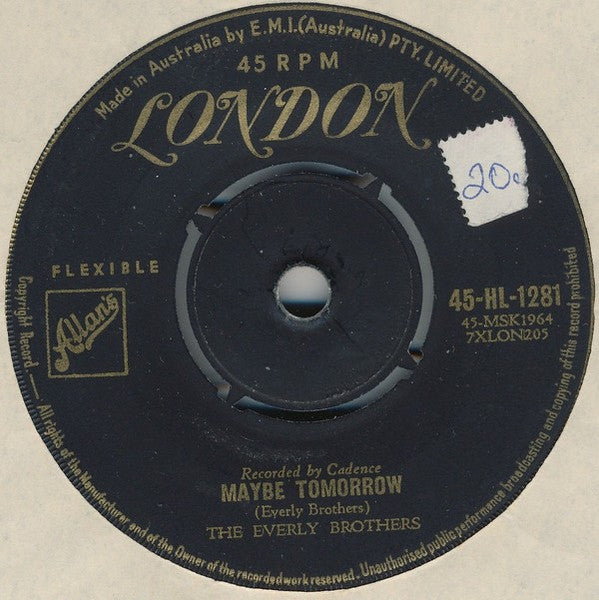 Everly Brothers : Wake Up Little Susie (7", Single)