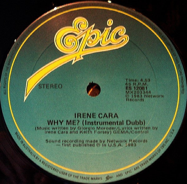 Irene Cara : Why Me? (12", Maxi)