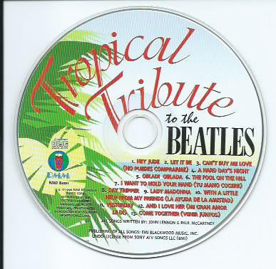 Various : RMM Tropical Tribute To The Beatles (CD, Album)