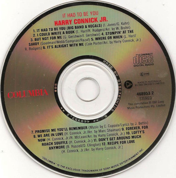 Harry Connick Jr.* : It Had To Be You (CD, Comp)