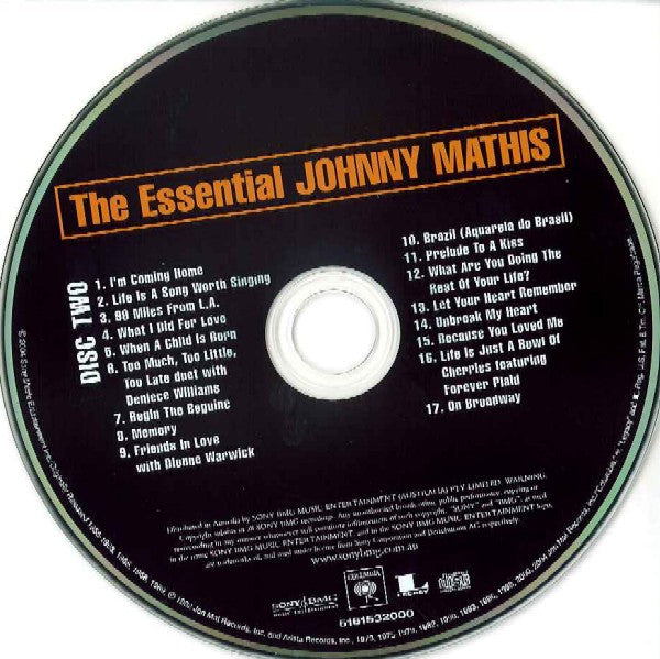 Johnny Mathis : The Essential Johnny Mathis (2xCD, Comp)