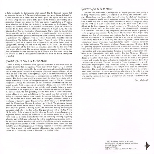 Haydn* : The Complete String Quartets, Volume 3 (3xLP, Album, Club + Box)
