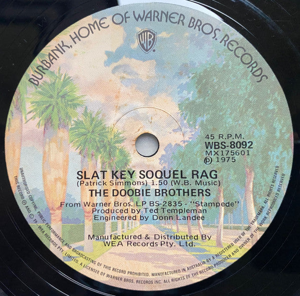 The Doobie Brothers : Take Me In Your Arms (Rock Me) (7", Single)