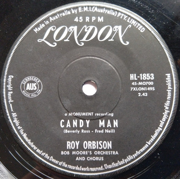 Roy Orbison : Crying (7", Single)