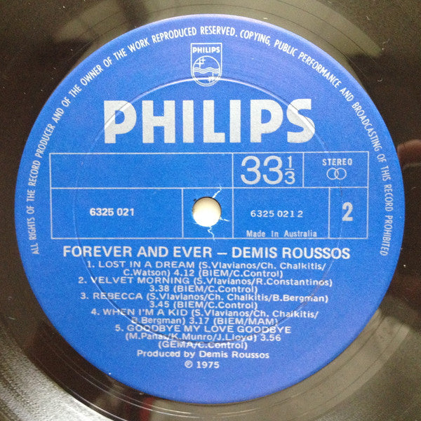 Démis Roussos* : Forever And Ever (LP, Album)