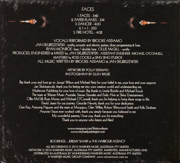 Owl Eyes (2) : Faces (CD, EP)