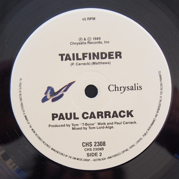 Paul Carrack : I Live By The Groove (7", Single)