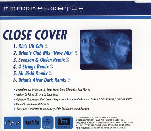 Minimalistix : Close Cover (CD, Maxi)