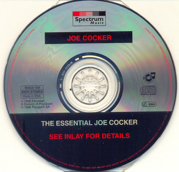Joe Cocker : The Essential Joe Cocker (CD, Comp)
