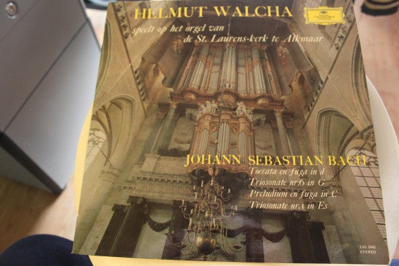 Bach*, Helmut Walcha : Toccata And Fugue In D Minor • Trio Sonata No. 6 In G Major • Prelude And Fugue In C Major • Trio Sonata No. 1 In E Flat Major (LP)
