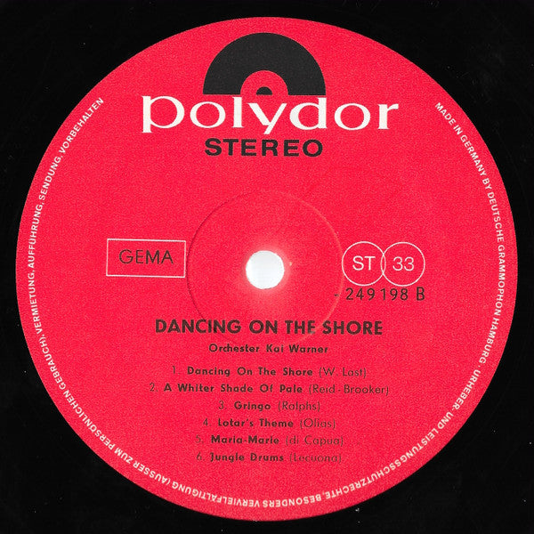 Kai Warner Orchestra* : Dancing On The Shore (LP)
