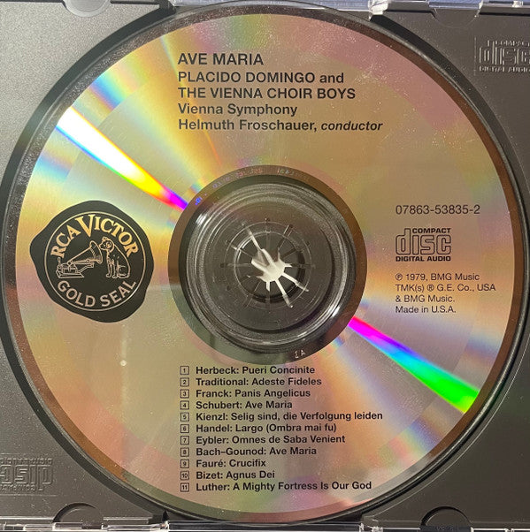 Placido Domingo / Die Wiener Sängerknaben : Ave Maria (CD, Album, RE)