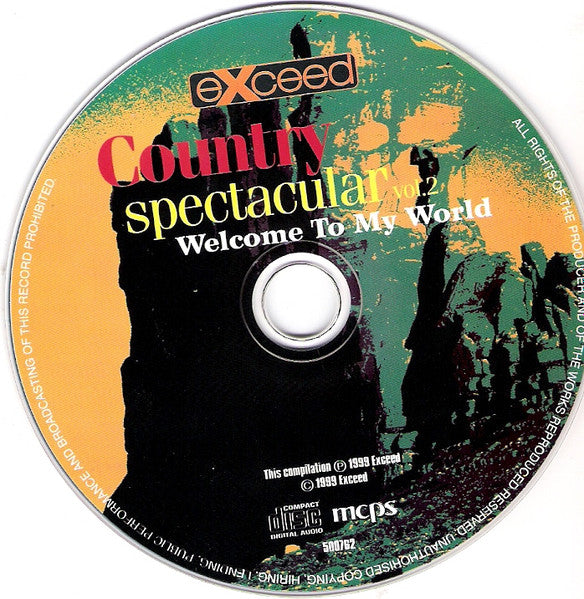 Various : Country Spectacular Vol.2 - Welcome To My World (CD, Comp)