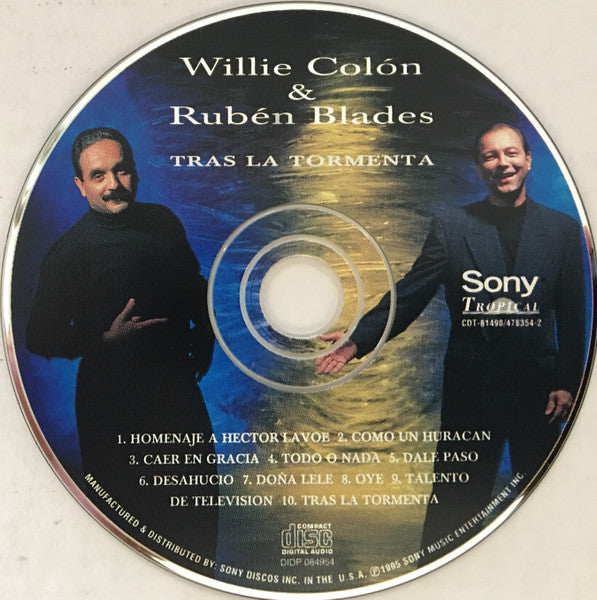 Willie Colón & Rubén Blades* : Tras La Tormenta (CD, Album)