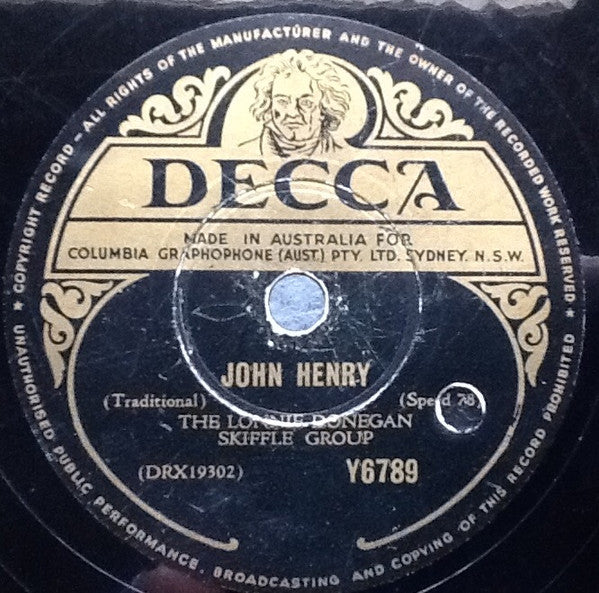 Lonnie Donegan's Skiffle Group : Rock Island Line / John Henry (Shellac, 10")