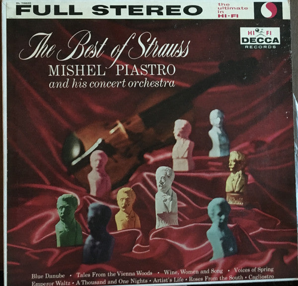 Mishel Piastro : The Best Of Strauss (LP)