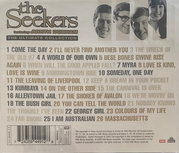 The Seekers Featuring Judith Durham : The Ultimate Collection (CD, Comp, RM)