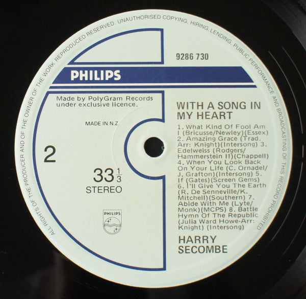 Harry Secombe : With A Song In My Heart (LP, Comp)
