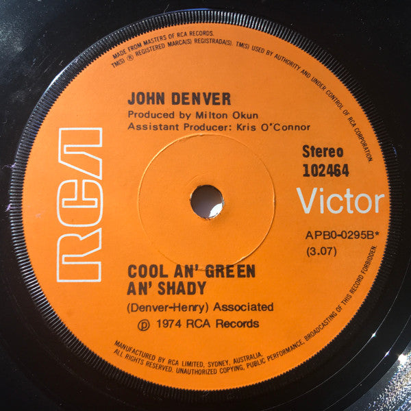 John Denver : Annie's Song (7", Single)