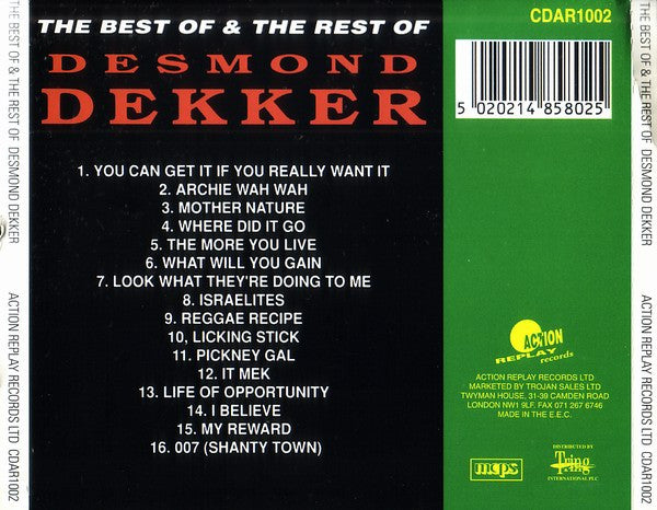 Desmond Dekker : The Best Of & The Rest Of (CD, Comp)