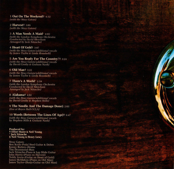 Neil Young : Harvest (HDCD, Album, RE, RM)
