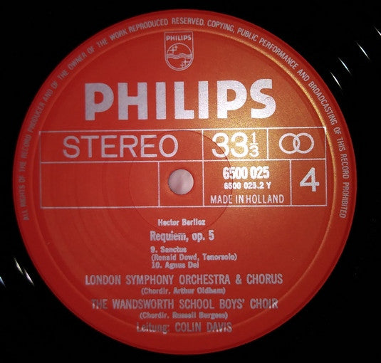 Berlioz* - London Symphony Orchestra & Chorus*, Colin Davis* : Requiem (2xLP + Box)