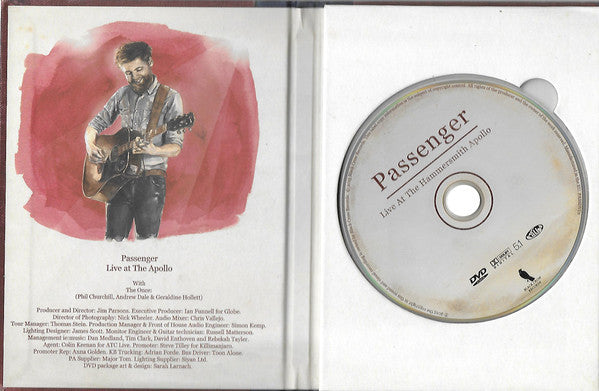 Passenger (10) : Passenger Live At The Hammersmith Apollo DVD (DVD, Ltd)