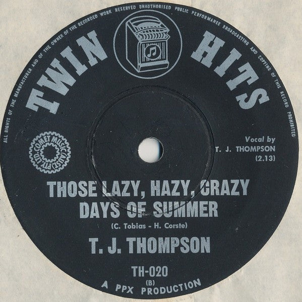 Debby Peters / T. J. Thompson : It's My Party / Those Lazy, Hazy, Crazy Days Of Summer (7", Single)