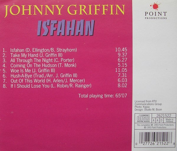 Johnny Griffin : Isfahan (CD, Album)