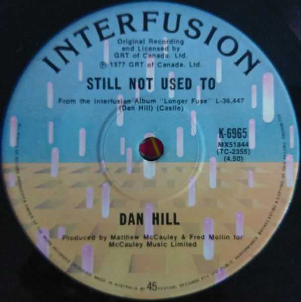 Dan Hill : Sometimes When We Touch (7", Single)
