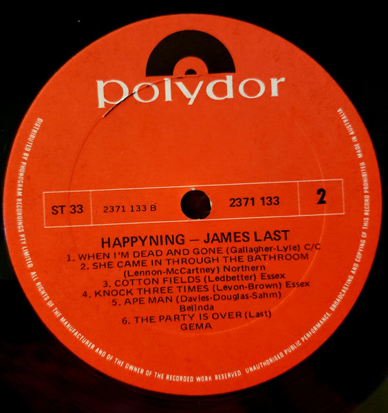 James Last : Happyning (LP, Album)