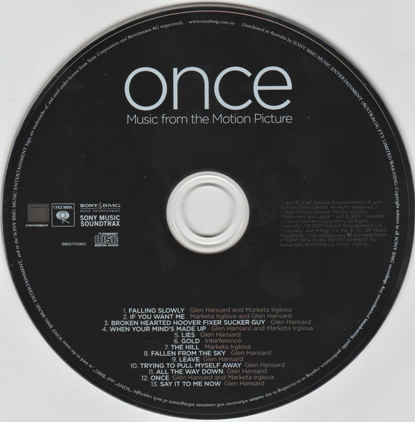 Glen Hansard, Marketa Irglova : Once (Music From The Motion Picture) (CD, Album)