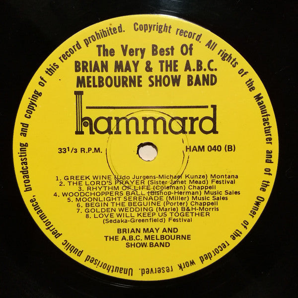 Brian May (2) & The ABC Showband : The Very Best Of Brian May And The ABC Showband (LP, Comp)