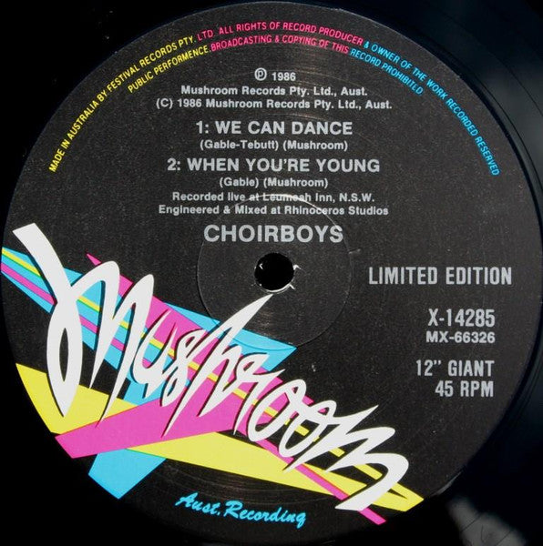 Choirboys : Fireworks (12", Single, Ltd)