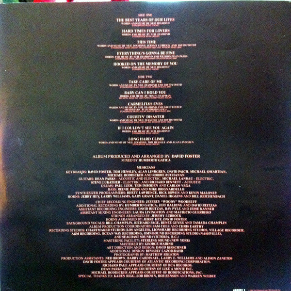 Neil Diamond : The Best Years Of Our Lives (LP, Album)