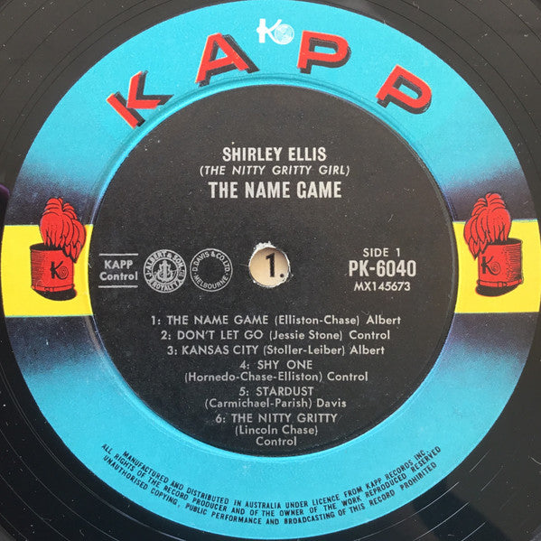 Shirley Ellis : The Name Game (LP, Album)